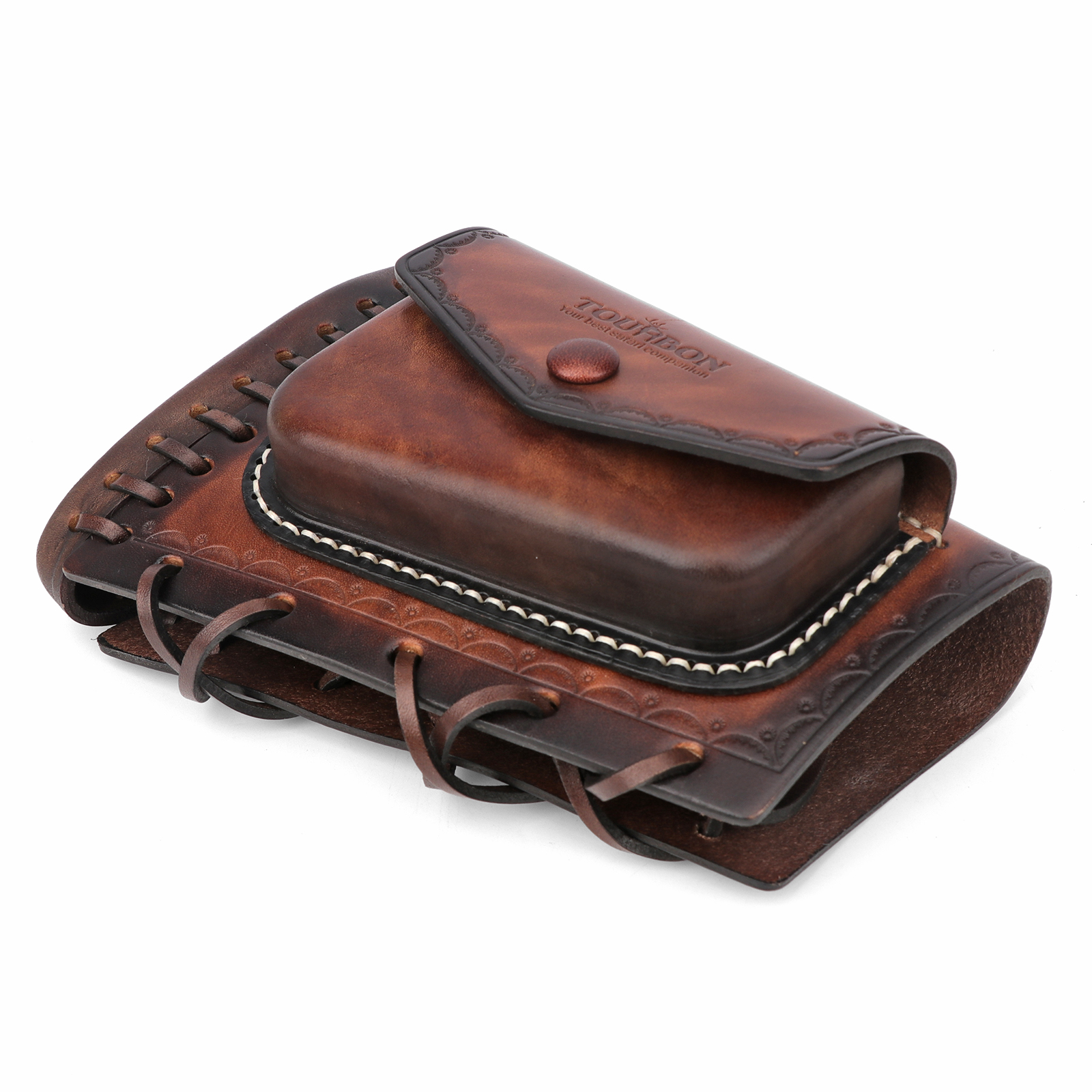 TOURBON  Leather Recoil Pad , Cheek Rest Riser- Brown