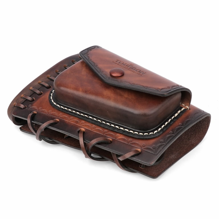 Cuscino Calcio In Pelle Tourbon – Antiriculo, Slip-on, Regolabile, Marrone, Modello HA1313LE2