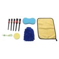 thumbnail image 3 of Kit de cepillo detallado de coches, cepillo de aire acondicionado para rueda automotriz, esponja para encerar, almohadilla de limpieza, guante, 10 Uds. Jadeshay  A, 3 of 9