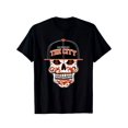 thumbnail image 2 of Graphic - Camiseta para hombre, color negro, pequeñaSan Francisco The City Sugar Skull Bay Bridge Golden Gate T-Shirt Cotton Fun Design DIYMen's Soft Summer and winter breathable comfortable casual, 2 of 7