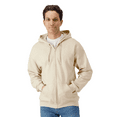thumbnail image 5 of Gildan Softstyle Full-Zip Hooded Sweatshirt, Men's Fleece Pullover Sand Hoodie, 2XL, 5 of 5