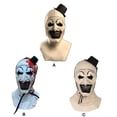 thumbnail image 2 of Advancent Máscara de látex Joker blanca, flexible y duradera para una experiencia de cosplay memorable, no es fácil de romper. Ancho Kits de decoración para fiestas Tipo 2, 2 of 6