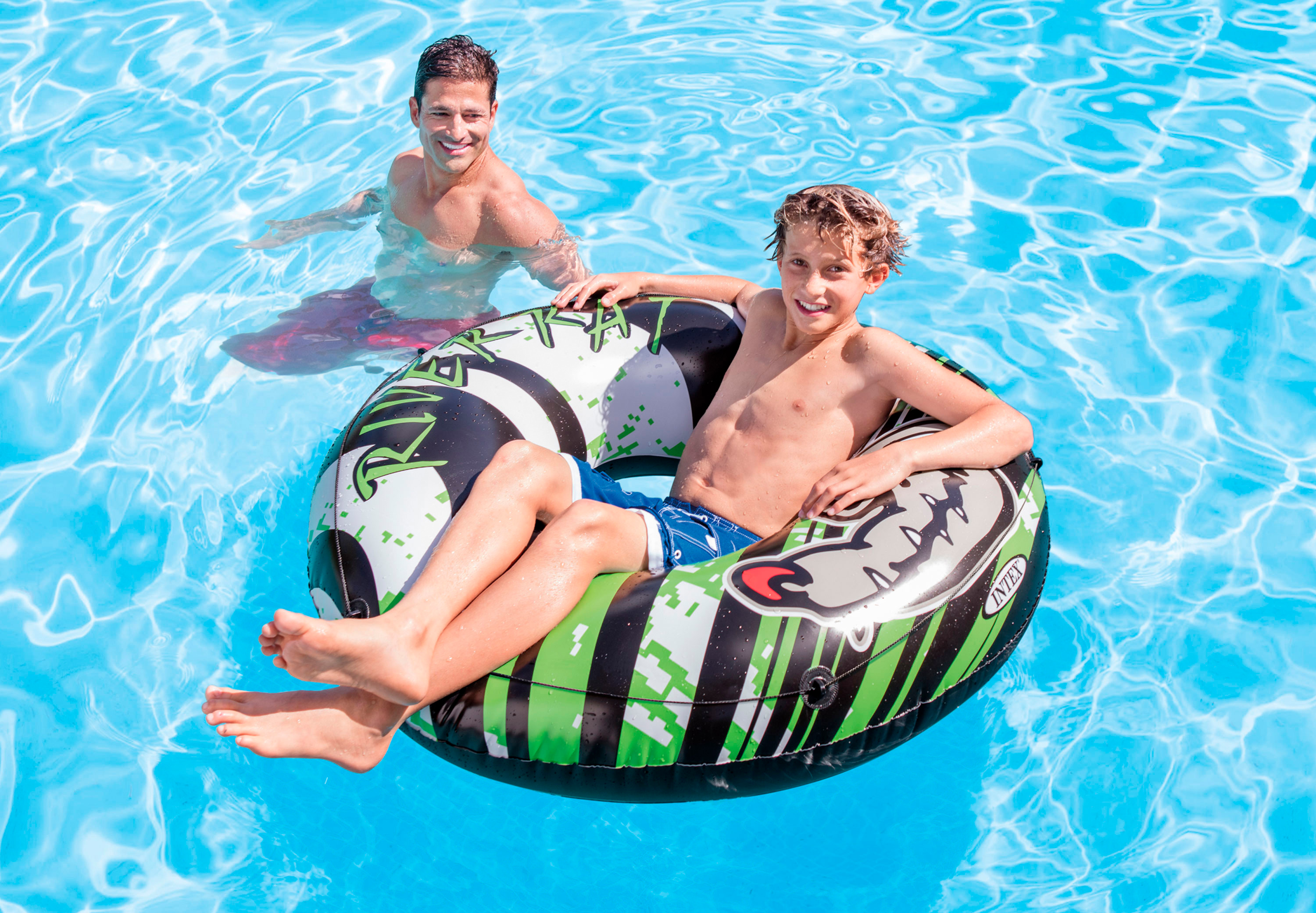 Intex River Rat 48-Inch Inflatable Tube Raft For Lake, Pool, or River - Colors may vary - image 5 of 13
