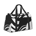 thumbnail image 2 of Bingfone Abstract Monochrome Profile Print Travel Duffel Tote Bag,Waterproof Shoulder Weekender Bag For Women and Men Swim Sports Travel Gym Bag，Foldable and expandable bag Lightweight, 2 of 7