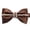 Brown, variant on Men Elegant Beads Bow Tie Wedding Party Suit Tuxedo Shirt Business Formal Bowtie