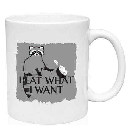

I Eat What I Want Mug Ceramic Coffee Mug Funny Gift Cup