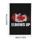 thumbnail image 2 of Bandera Del Jardín de Bienvenida Codo Arriba Bandera Del Jardín Canadiense de Doble Cara Fuerte Logotipo Del Patio Canadiense Libre sin Poste de Bandera, 2 of 5