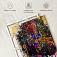 thumbnail image 6 of Elephant Stock Afro Color Splash Wall Art - Vertical Canvas Wall Art - Living Room Wall Decor - People Canvas - Beige And Yellow Decor - 34" x 51", 6 of 8