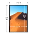 thumbnail image 3 of Marco de fotos LaVie Home 14x22 negro con plexiglás HD, 3 of 7