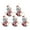 5pcs C, variant on PUREOY 5 Pcs Christmas Snowman Ornament 2D Flat Acrylic Snowman Hanging Decoration Cartoon Snowman Pendant for Christmas Tree Mantel Door Decor