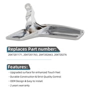1pc Driver Left Side (Front or Rear) Chrome Interior Door Handle Kit Compatible With Mercedes-Benz W204 C-Class C180/C200/C230/C250/C280/C300/C350/C63 AMG X204 GLK-Class GLK250/GLK280/GLK300/GLK350