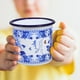 thumbnail image 5 of ColoMX Taza de té, taza de agua para el hogar, taza para beber, taza de té esmaltada, taza de café con tapa, 5 of 7