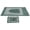 Blackish Green, variant on Xirurus Muslim Prayer Rug 4 Stabilization Iron Corners Blanket with Compass for Traveling Outdoor, 23.6 x 39.4 inches (60 x 100 cm), Blackish Green