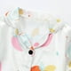 thumbnail image 4 of Odeerbi 1-8 Años Niños Niñas Pijama de Verano de Satén Con Solapa de Muesca Camisas de Manga Corta Pantalones Conjunto de Pijama Con Estampado Floral Suave, 4 of 9