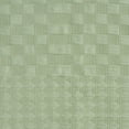 thumbnail image 2 of Beautiful Sage Green Check Matelassé Fabric Shower Curtain by Drew Barrymore, 72" x 72", 2 of 5