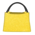 thumbnail image 1 of Fotbe Yellow Glitter Bolsa Térmica Portátil con Estampado, Bolsa de Entrega de Alimentos Aislada, Bolsa Reutilizable de Gran Capacidad para Comidas y Supermercado, 1 of 6