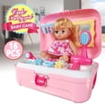thumbnail image 2 of Baby Doll Accessories Set (16 Piece), Kids Pretend Dressing Up Toy Kit for Toddler Girls, Beauty Play Toy with Backpack 3 4 5 6 Year Old Little Princess Gifts, 2 of 8