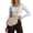 White, variant on XQWJWLA Crossbody Bag for Women Stylish Casual Corduroy Crossbody with Zipper Closure and Adjustable Strap for Everyday Use and Travel