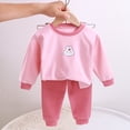 thumbnail image 3 of Odeerbi 1-8 Años Niño Niña Pijama de Invierno de Algodón de Forro Polar de Manga Larga Conjunto de Pantalón Suave Estampado Para Dormir Conjunto de Pijama de Dos Piezas, 3 of 3