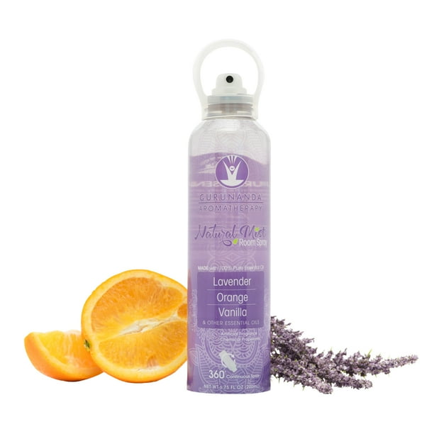 Guru Nanda Lavender, Orange, Vanilla Natural Mist Room Spray