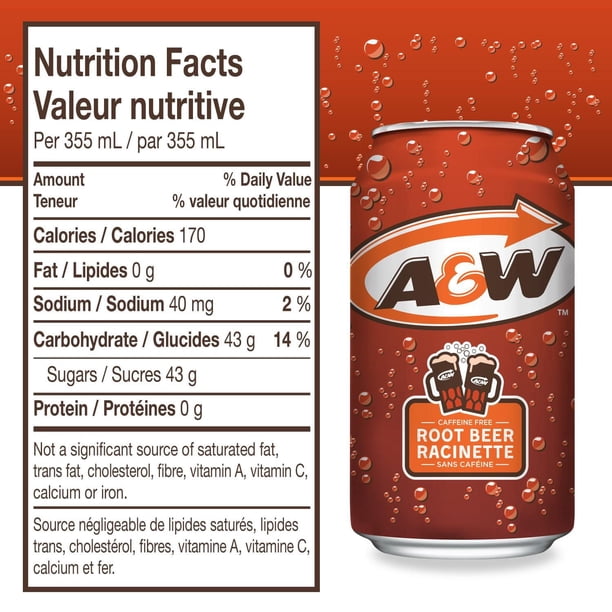A&W Root Beer® 355mL Cans, 12 Pack - Walmart.ca