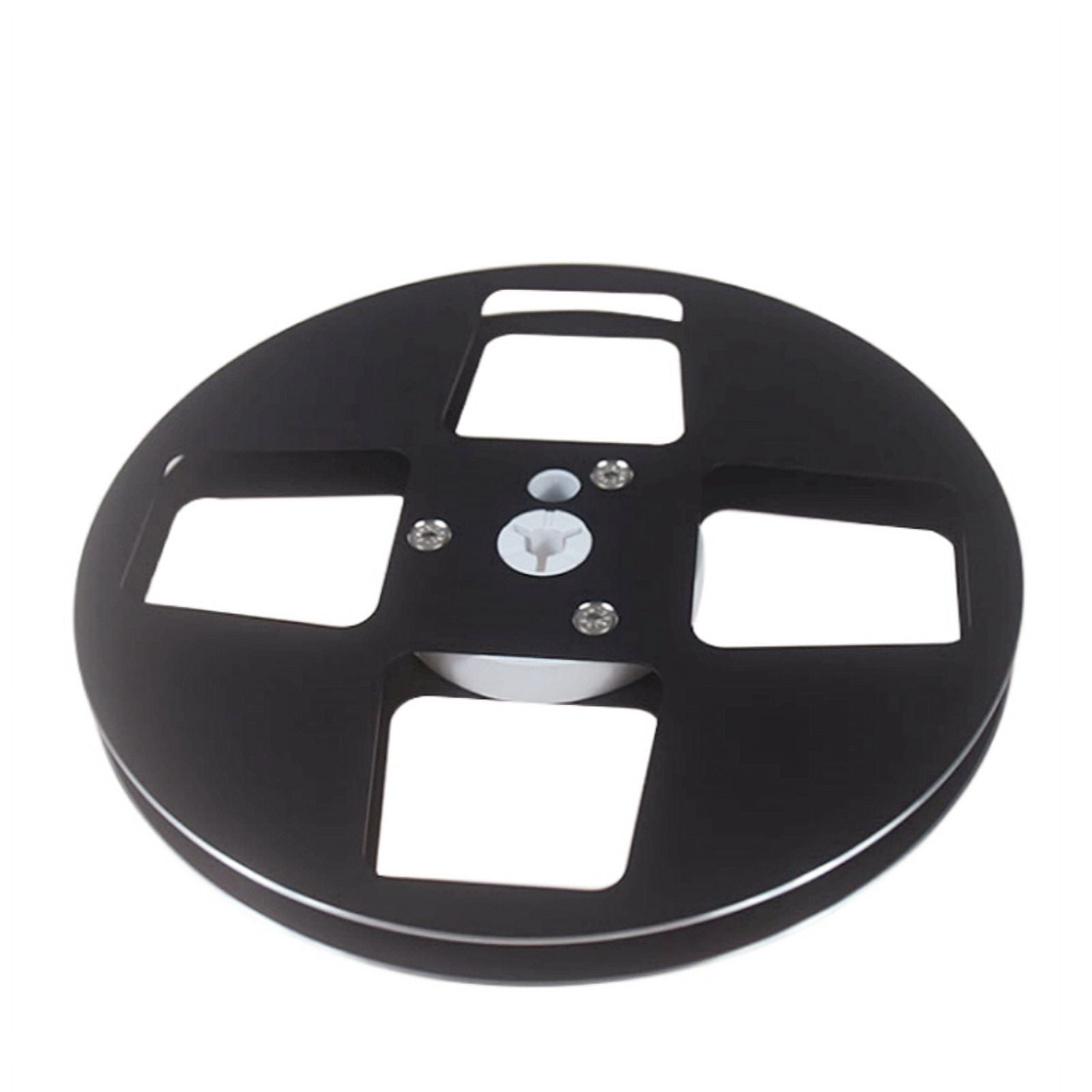New 7In Light Metal Aluminum Take Up Reel for Reel to Reel Tape Recorders(Black)