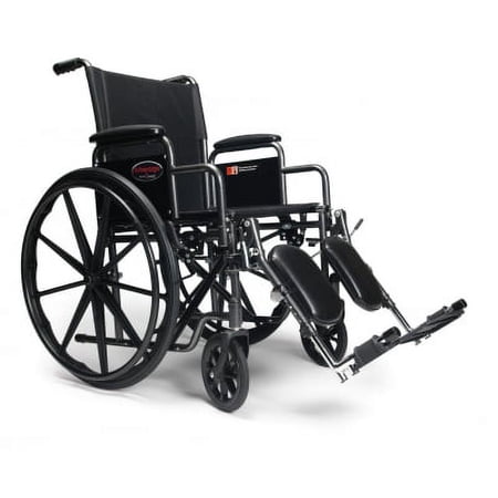 Everest & Jennings Advantage Wheelchair 18" X 16", Detachable Desk Arm, Elevating Legrest
