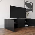 thumbnail image 2 of Nexera Trelisse Black 60 inch TV Stand with 3 doors, 2 of 5