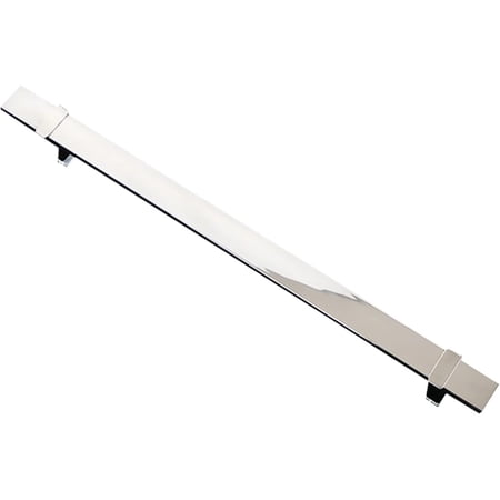 Shower Glass Door Handle Adjustable Hole Distance, Bathroom Grab Bar Stainless Steel Polish Chrome Single Side Door, Push and Pull Door Handle Sets Towel Bar