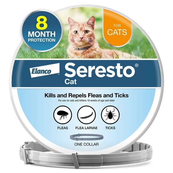 Seresto Flea and Tick Prevention Collar for Cats, 8 Month Flea and Tick Prevention