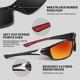 thumbnail image 4 of Gafas de sol deportivas WEAROYO polarizadas con protección 100% UV, 4 of 7