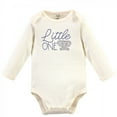 thumbnail image 3 of Touched by Nature Baby Girl Organic Cotton Long-Sleeve Bodysuits 5pk, Pink Elephant, Preemie, 3 of 6