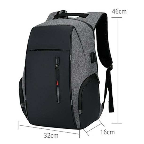 Laptop Backpack For 17 Inch Laptop Bag With USB Port Fashion Waterproof  Backpacks - Walmart Business Supplies