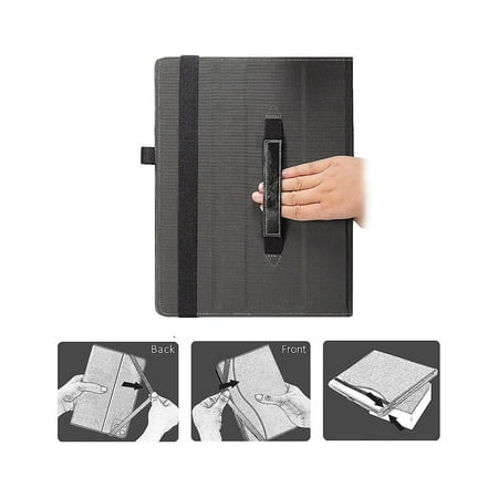 SaharaCase - Business Series Folio Case for Samsung Galaxy Tab S8+ and Tab S7 FE - Black