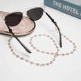 thumbnail image 4 of HBMYN Eyeglass Holder,Delicate Fashionable Eye Glasses Holders Around Neck,Metal Material Glasses Chain,Silver, 4 of 4