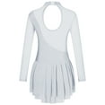 thumbnail image 2 of MSemis Kids Girls Figure Ice Skating Dress White 12, 2 of 5