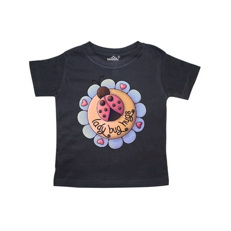 

Inktastic Ladybug Hugs with Flower Gift Toddler Boy Girl T-Shirt
