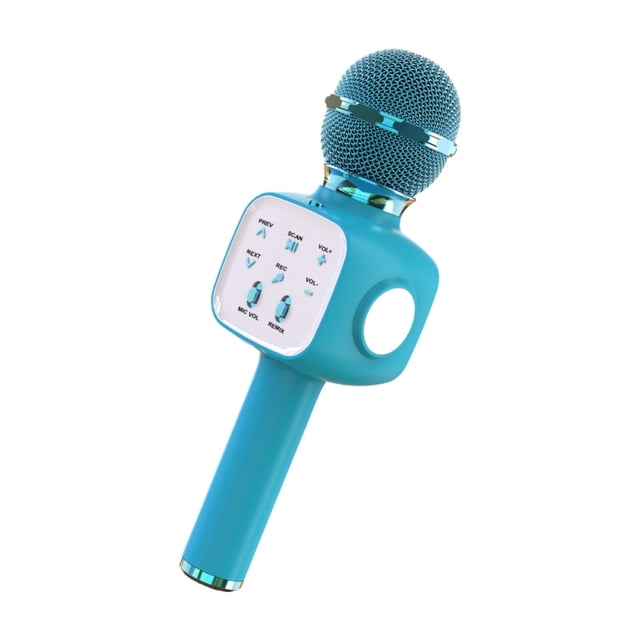 6-In-1 Wireless Karaoke Microphone with Speaker, Bluetooth Singing Machine with Voice Changer Effects, Portable Music Player for Home Performances And Party Fun
