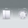 thumbnail image 2 of 4\" 5\" 6\" 100 125 150 mm In-line Extractor Fan Air Blower Fan Bathroom Kitchen, 2 of 6