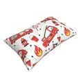 thumbnail image 3 of EasygdpFire Truck Polyester Fiber Double-Sided Pillowcase,Super Soft,Comfortable And Luxurious Pillowcase,Not Easy To Break Or Deform- 14"X20", 3 of 9