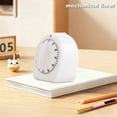 thumbnail image 3 of 60-Minute Wind-Up Timer, Visual Mechanical Timer With Loud Alarm, Manual Countdown Timer, Suitable For Classrooms, Homes, Study, And Cooking (White, 3.15 Inches), 3 of 6