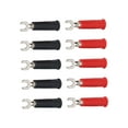 thumbnail image 3 of Terminales de engarzado eléctricos tipo Y, 10 piezas Conectores de cable de pala de horquilla tipo U/Y de 4 mm Conector de cable de pala de horquilla aislado Diseño de próxima generación, 3 of 8