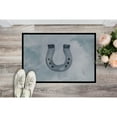 thumbnail image 2 of Horseshoe Watercolor Door Mat, 2 of 4