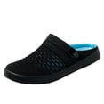 thumbnail image 5 of Modisza Slides for Men Closed Toe Quick Drying Garden Shoes Breathable Mesh Clog Beach Sports Flat Sandals with Arch Support Size 8 Blue, 5 of 6