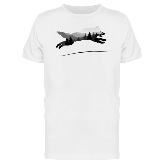 Leaping Wolf Tee Men's -Image by Shutterstock