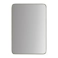 thumbnail image 2 of Highland Nickel 24" x 36" Rounded Corner Mirror, Rectangular Framed Wall Mirror, Vanity Mirror, Multiple Finishes, 2 of 7