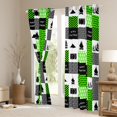 thumbnail image 3 of Homewish Happy Camping Blackout Curtains Set of 2 (52x84 Each) for Female Men Adults,Adventure Theme Window Curtains,Geometric Plaid Checkered Curtains and Drapes,Lightweight Room Decor, 3 of 6