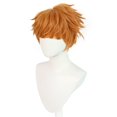 thumbnail image 1 of Peluca de cosplay Blues Locks, pelo sintético de Kunigamis Rensukes, 1 of 3