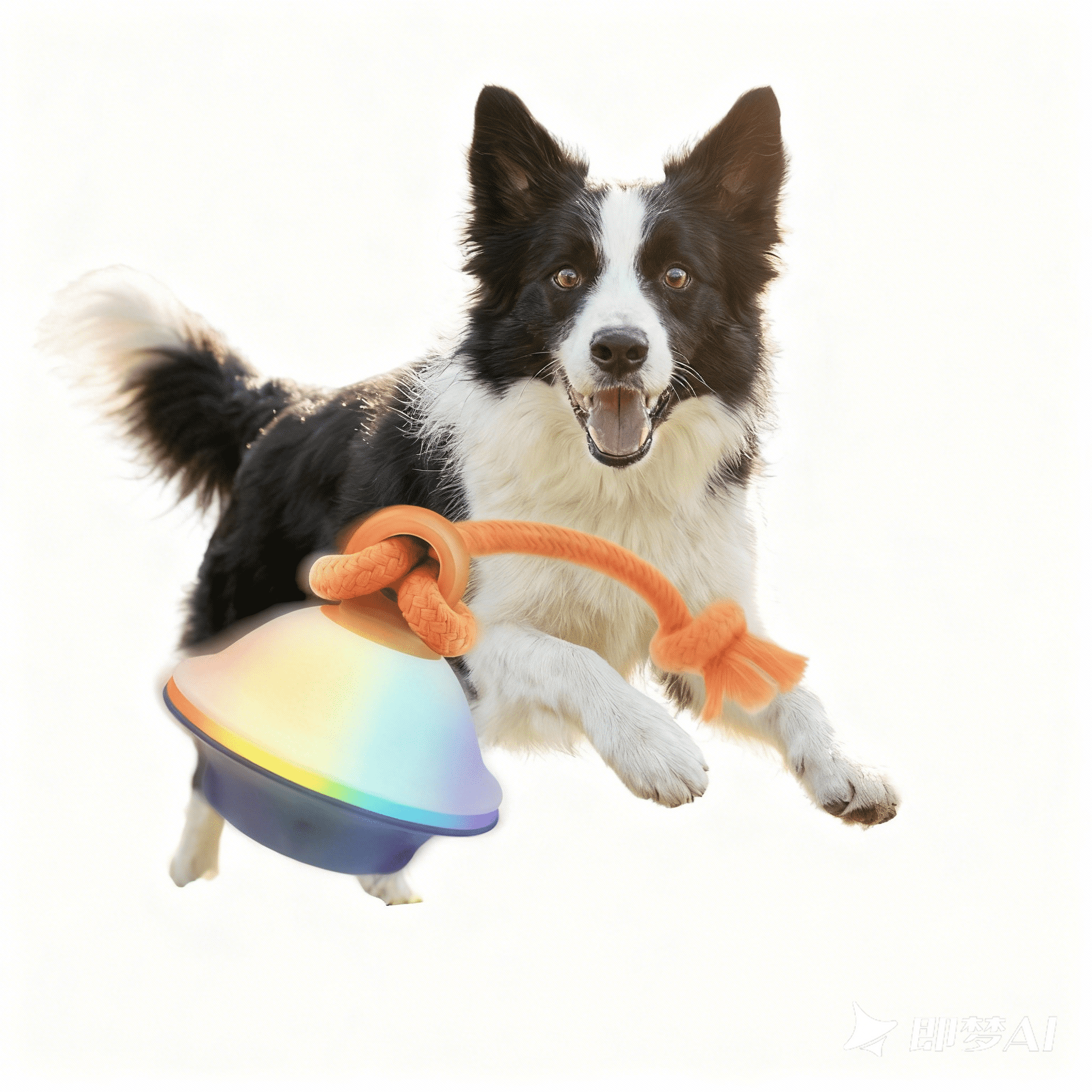 Automatic Interactive Smart Pet Toy with LED Lights for Cats and Dogs Indoor Exercise and Play