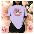 thumbnail image 3 of Playera Blusa De Best Mom Ever Moda Fashion Para Mujer Color Lila Talla Extra Grande Marca Emil SaEs, 3 of 4